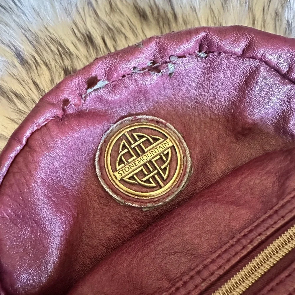 COPY - Stone Mountain Accessories Red Backpack with Gold Accents